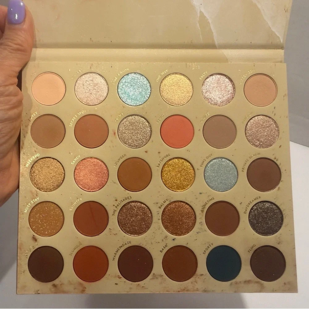 ColourPop You're Golden Pressed Powder Eyeshadow Palette 30 Shades Neutral Gold